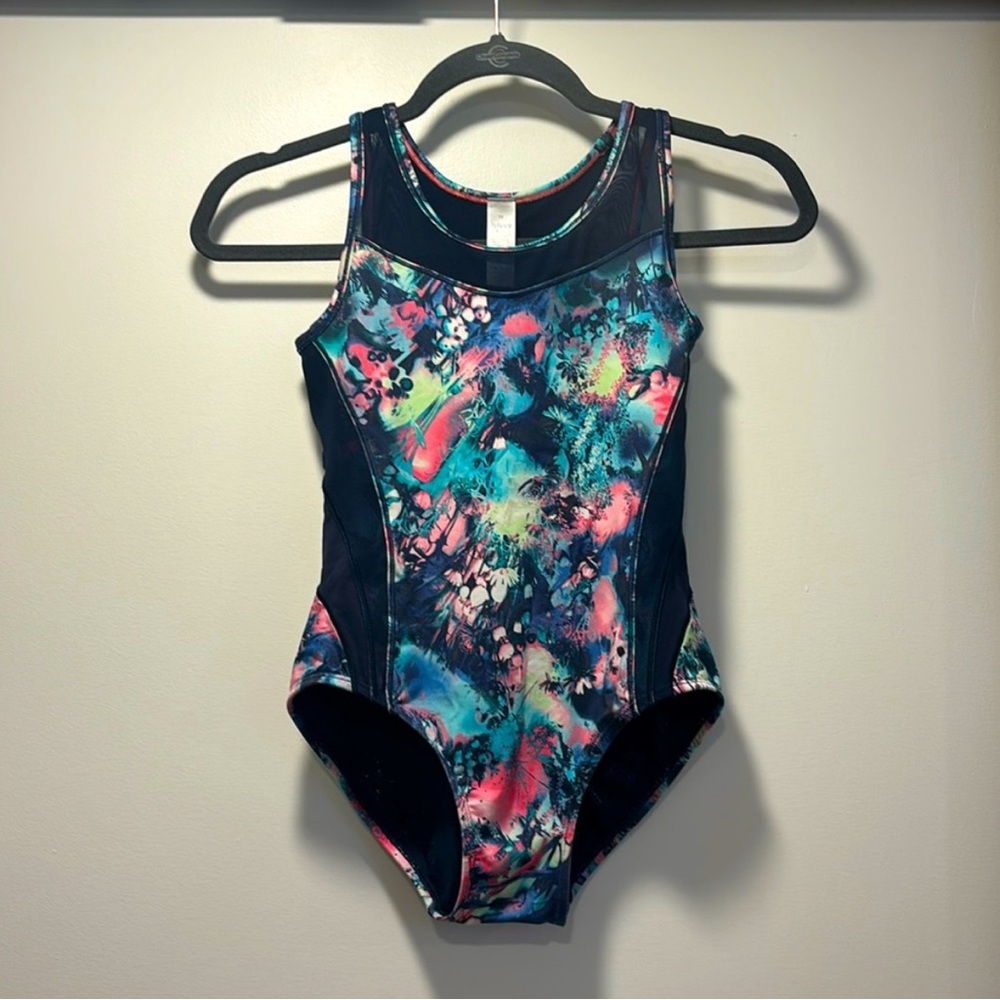 Colorful One-Piece Ivivva Swimsuit/Gymnastics Leotard
